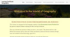 Desktop Screenshot of lcgeography.preswex.ie