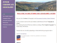 Tablet Screenshot of jcgeography.preswex.ie