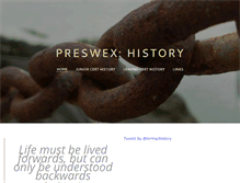 Tablet Screenshot of history.preswex.ie